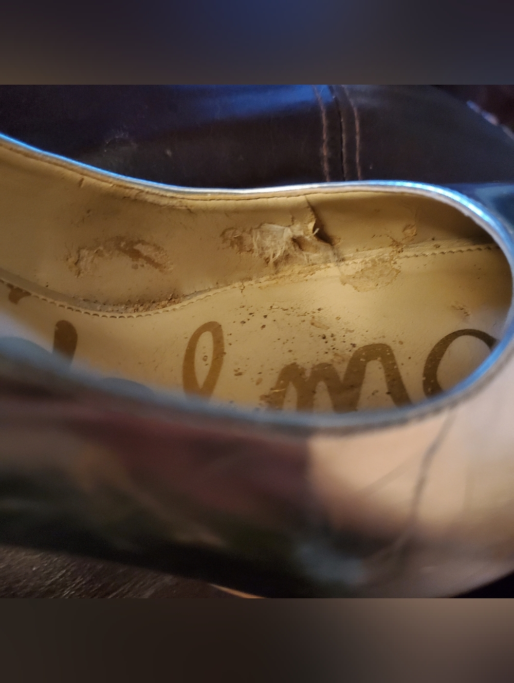 Sam Edelman Hazel Pointed Toe Pumps, Size: 10.5, Silver Metallic - Picture 9 of 11